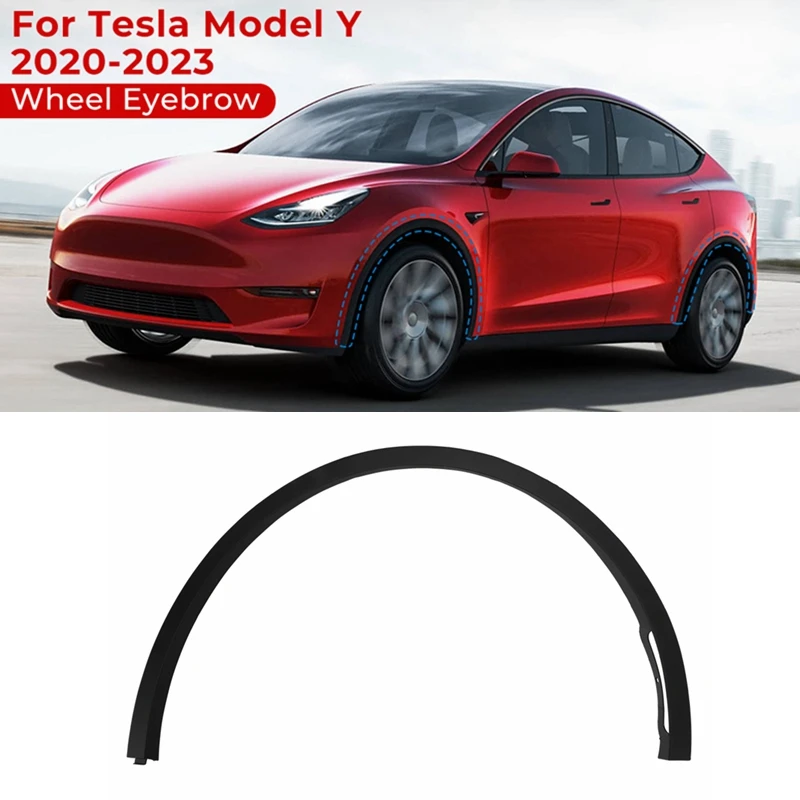 For 2020-2023 Tesla Model Y Front Rear Wheel Eyebrow Molding Fender Flare 1494185-00-B 1494161-00-B 1494186-00-B 1494162-00-B 