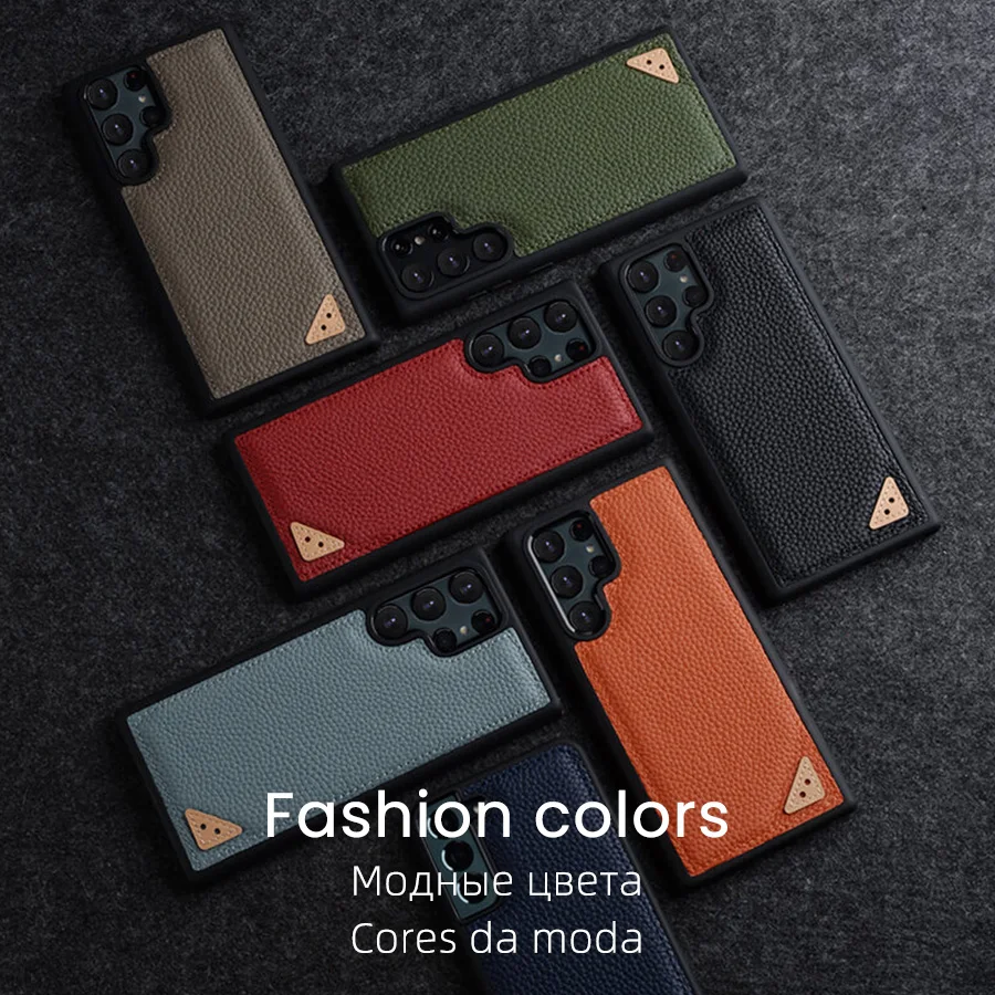 Melkco Premium Genuine Leather Case For Samsung Galaxy S22 Ultra Plus + 5G Cases luxury Fashion Cow Business Phone Cover