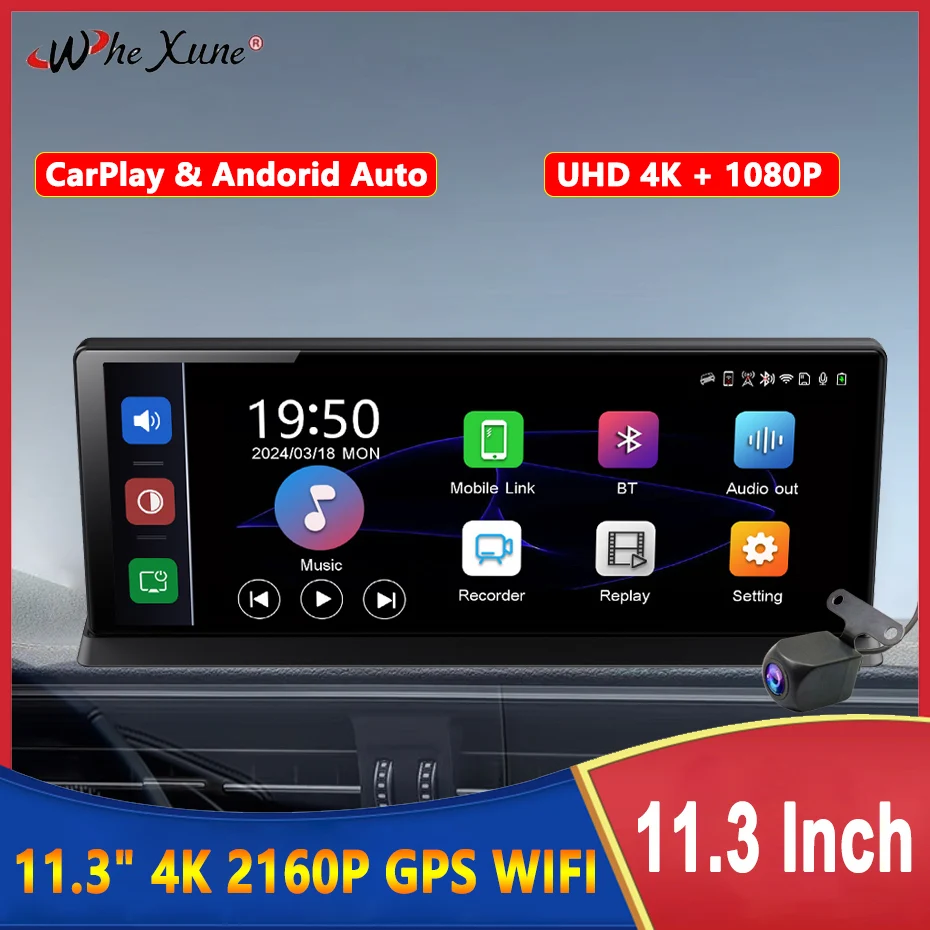 11.3 " 4K Dash Cam … - image