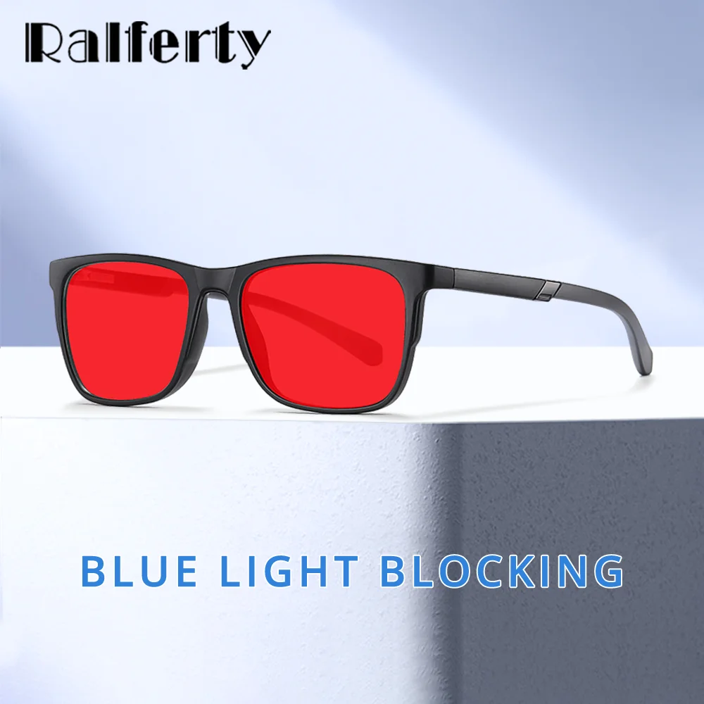 Óculos de Bloqueio de Luz Azul 99% para Melhor Sono, Lentes Vermelhas Anti Luz Verde para Homens e Mulheres, Óculos para Telas de Computador ao Lado da Cama