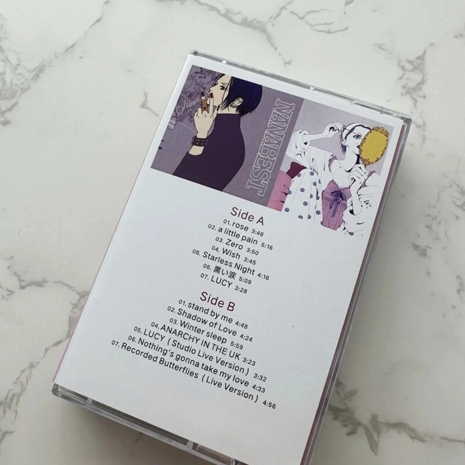 Cassete de Música Pop Japonesa, Capa com Ilustração Clássica de Personagens, Coleção de Faixas Populares Compatível com Walkman Retrô