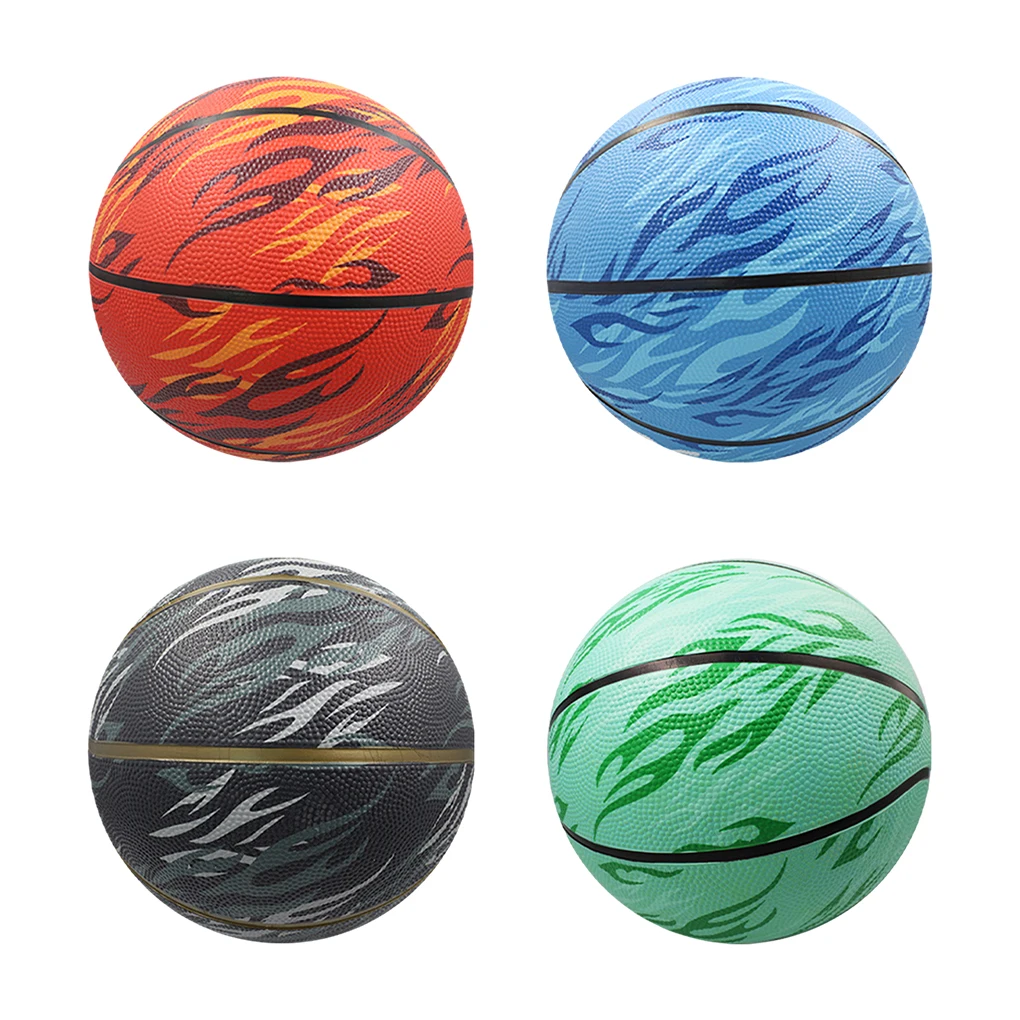 

Exquisite Craft PU Basketball For Kids Long Service Life Round Durability Training Basketball Black- size 7