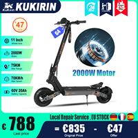 KuKirin G4 Electric Scooter 2000W Powerful Motor 70KM/H 75KM Range 60V20AH Large Capacity Battery 11 Inch Off-road Tyre Foldable