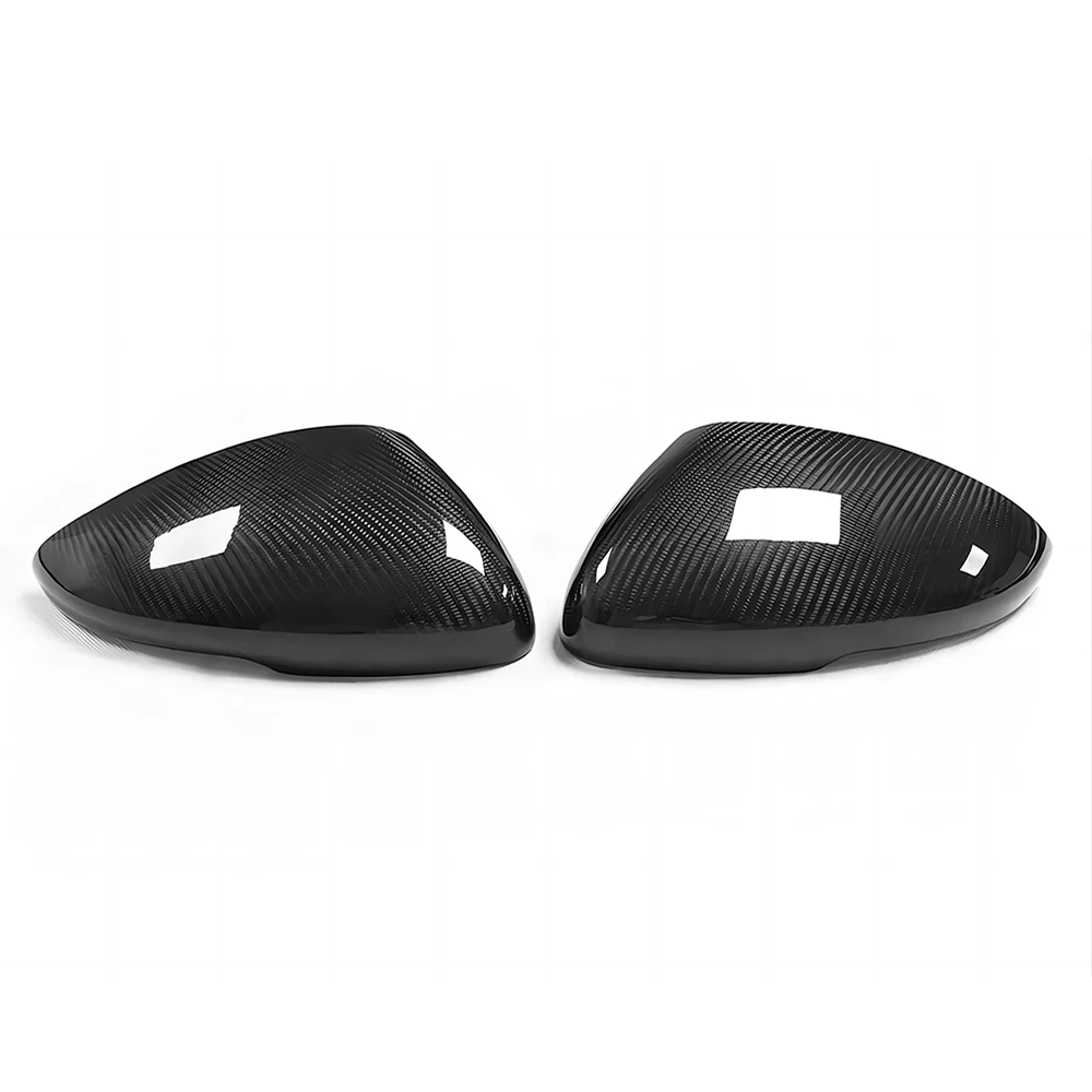 Rearview Side Mirror Covers Cap For 18-22 Honda Accord CV1 10th Gen Dry Carbon Fiber Sticker Casing Shell With Turn Signal