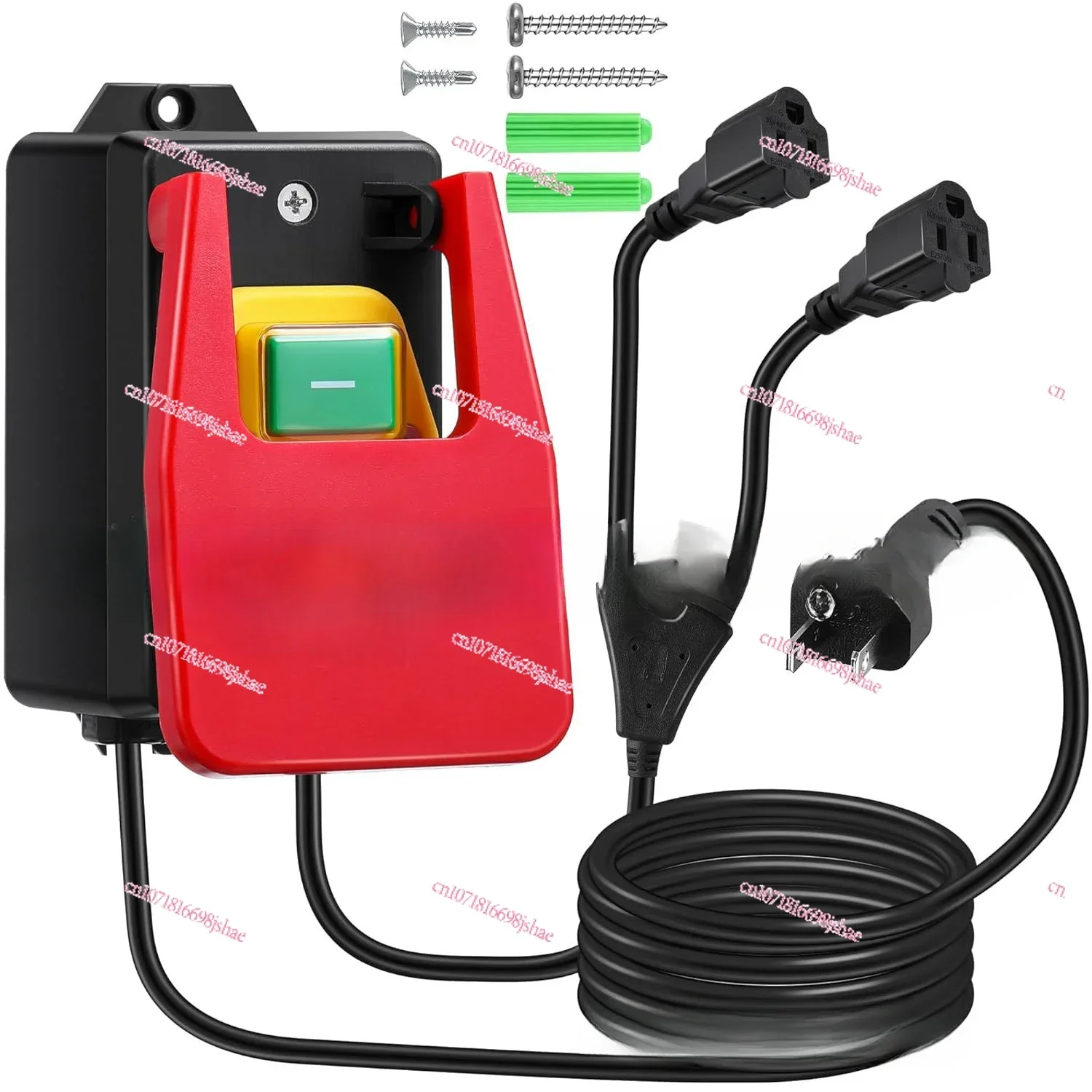 

5-15P/5-15R аварийный магнитный выключатель, электромагнитный переключатель, канадский стандарт США, пара удлинителей