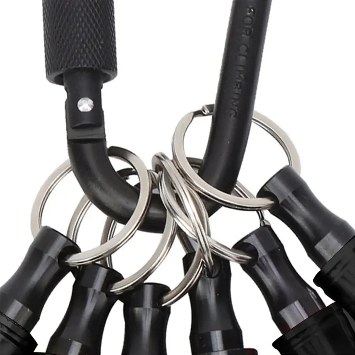 (A03R) Key Chain Quick-Change Extension Rod 1/4 Hexagon Handle Changeover Rod Screwdriver Quick-Release Sleeve Tool Set