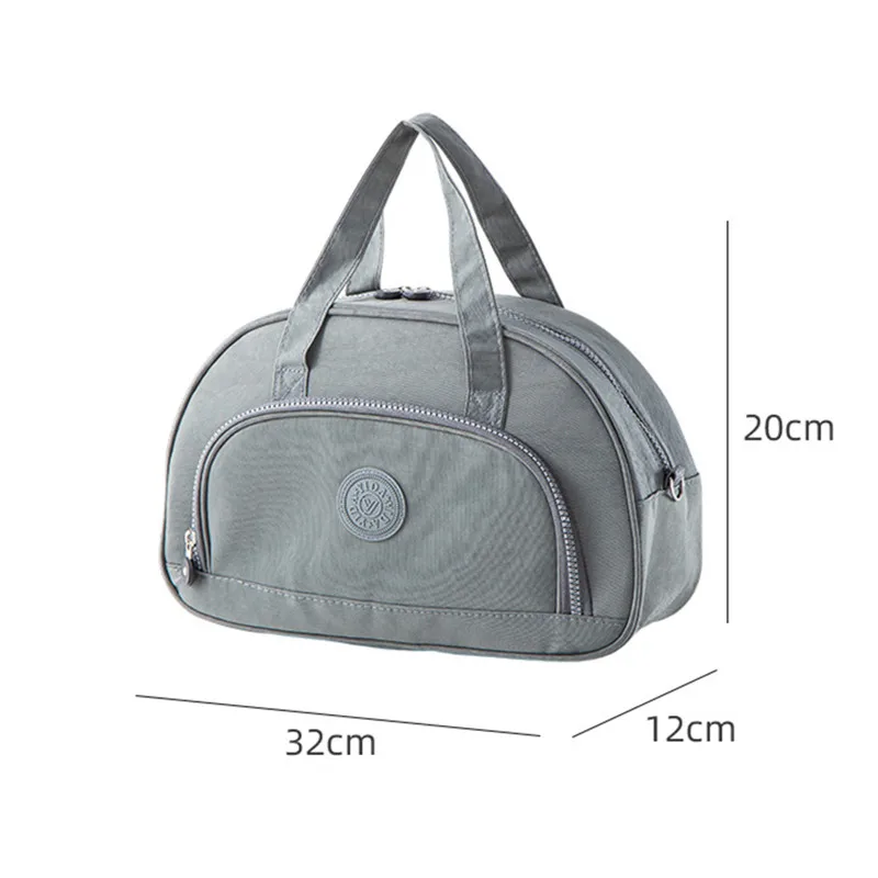 Le donne addensano la borsa termica per il pranzo per il lavoro di viaggio scolastico Picnic ad alta capacità Bento Insulated Cooler Food Case Storage Bags