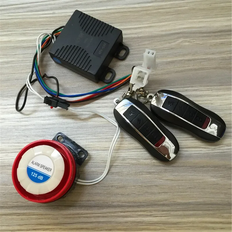 STARPAD For Electric vehicle anti-theft device 48v dual remote anti-cut line alarm off bottle   high quality wholesale,