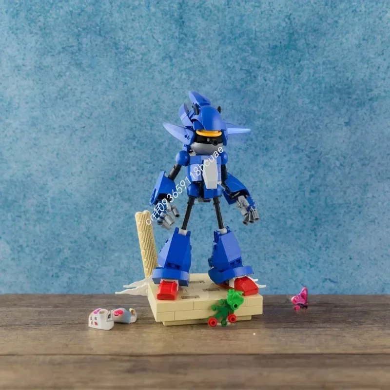 

344 детали конструктора Moc Building Blocks Mechasas Sonicdas Mk. Креативная игрушка-конструктор II Cartoon Game для детей, подарок на день рождения и Рождество, развивающий набор