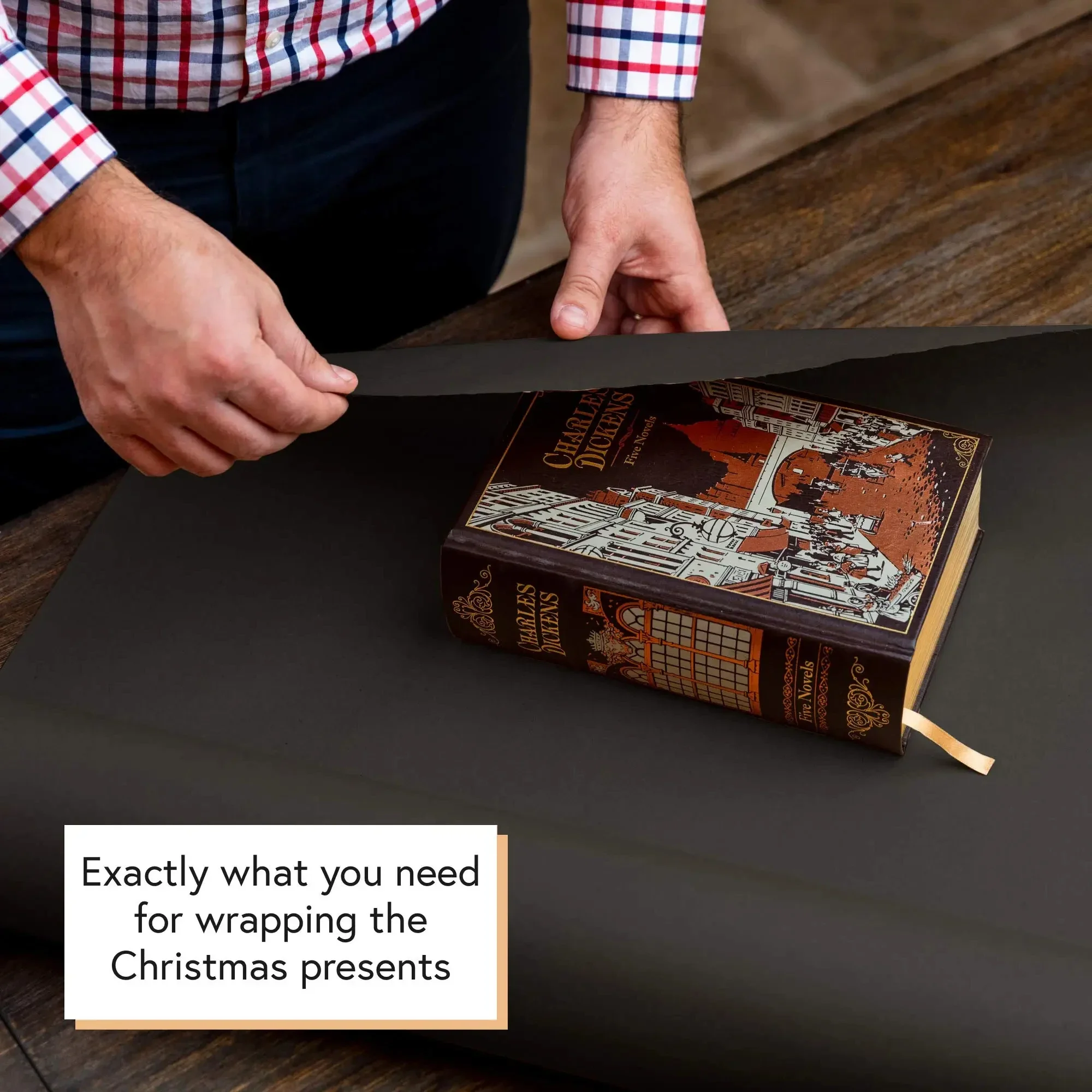 كرافت أوريغامي أسود للهدايا الورقية، تغليف تصميم لفة خام، تغليف ملون، سميك من الورق المقوى، سجل القصاصات، ألبوم الورق