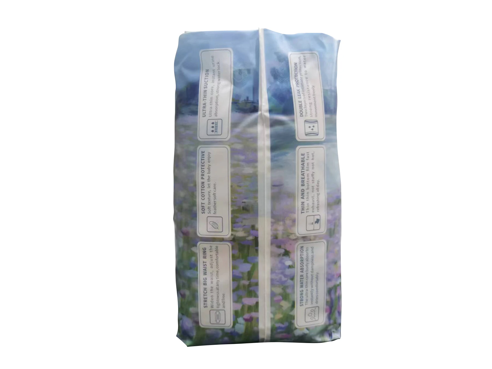 Pañal desechable para bebé Xiaofeixiong, agradable para la piel y suave, transpirable multicapa