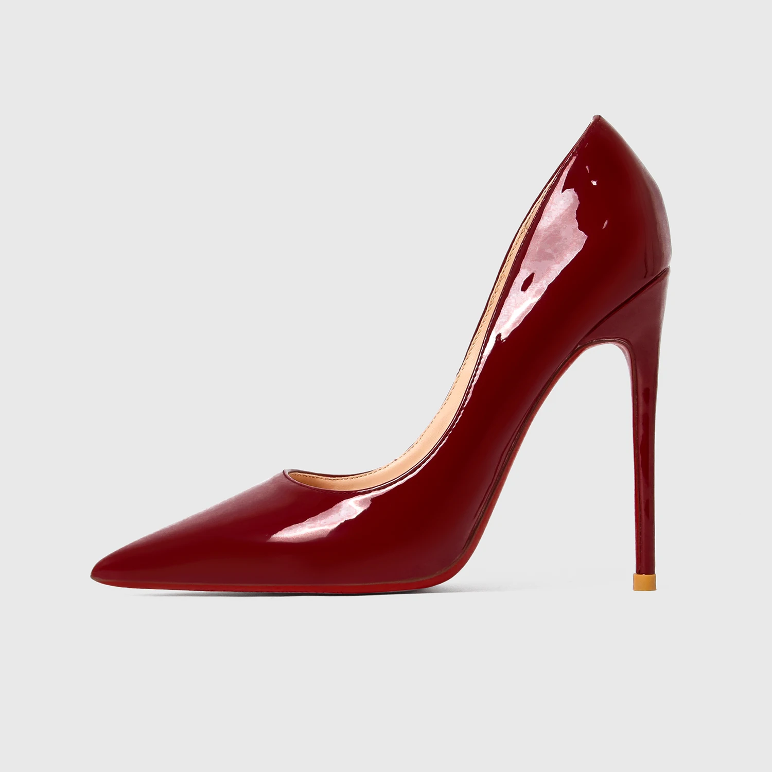 Women Heels 2026 Luxury Brand Pumps Red Bottom Pointed Toe Shallow High Heels Sexy Fashion Elegant Party Ladies Prom Shoes 12cm image 3