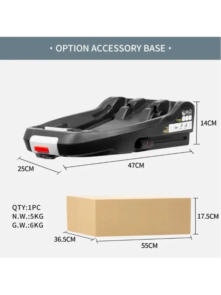 4-in-1 Kinderwagen mit ISOFIX-Basis, Versand aus der EU, inklusive Kindersitz, luxuriöser, tragbarer und leichter Kinderwagen für Neugeborene.