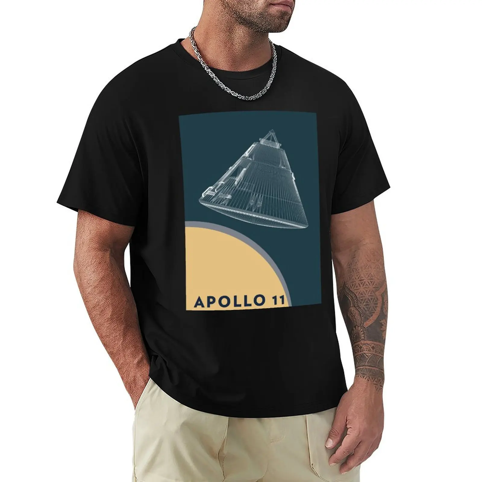 Apollo 11 landing module T-Shirt t shirts for man slim fit T-Shirt