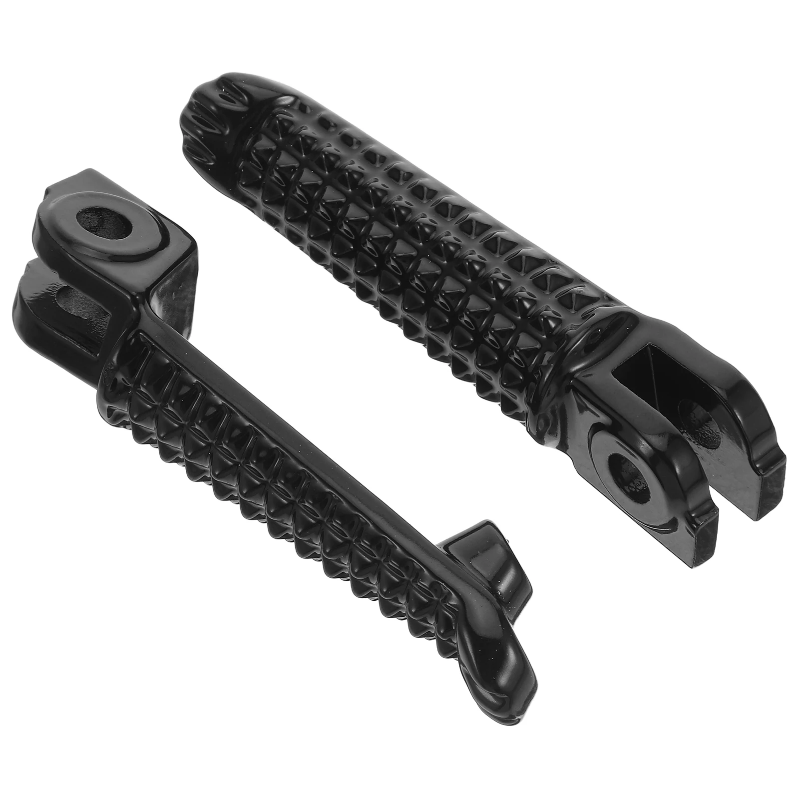 

2pcs Universal Motorcycle Foot Pegs Iron Metal Durable Stable Enlarged Anti Slip Footrest Pads Easy Installation For Rider