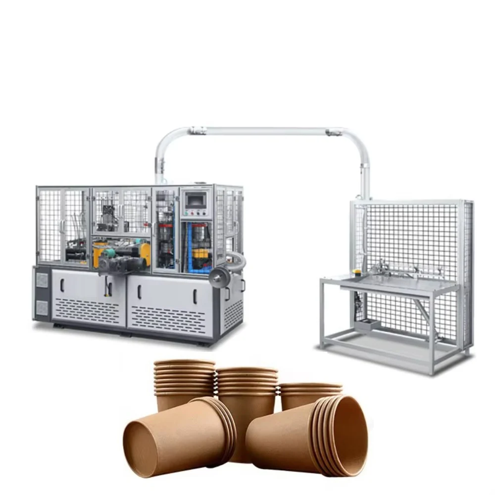 Máquina perforadora y impresión de vasos de papel más barata para café y té, línea de máquinas para fabricar vasos de papel desechables