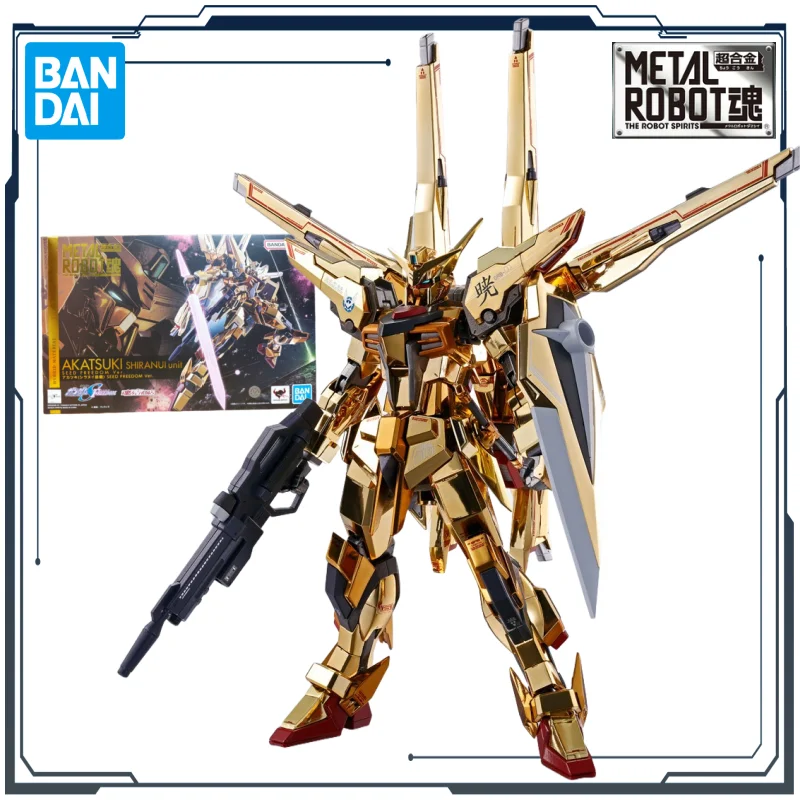 

BANDAI Original METAL ROBOT SPIRITS <SIDE MS> AKATSUKI (SHIR ANUl UNIT) SEED FREEDOM Ver. Механический продукт Фигурка Игрушки Коллекционные