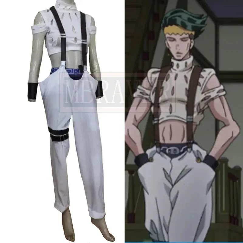 

lili 123Rohan Kishibe Cosplay Costume Party Christmas Halloween Custom Made Any Size