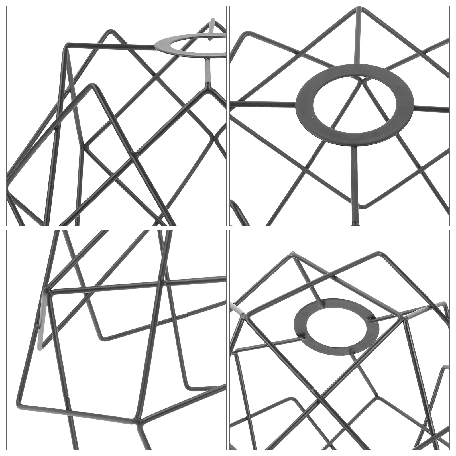 

1pcs Retro Lamp Shade Metal Hollow Out Design For Living Room Bedroom Restaurant Cafe Hotel Pendant Ceiling Chandelier Light