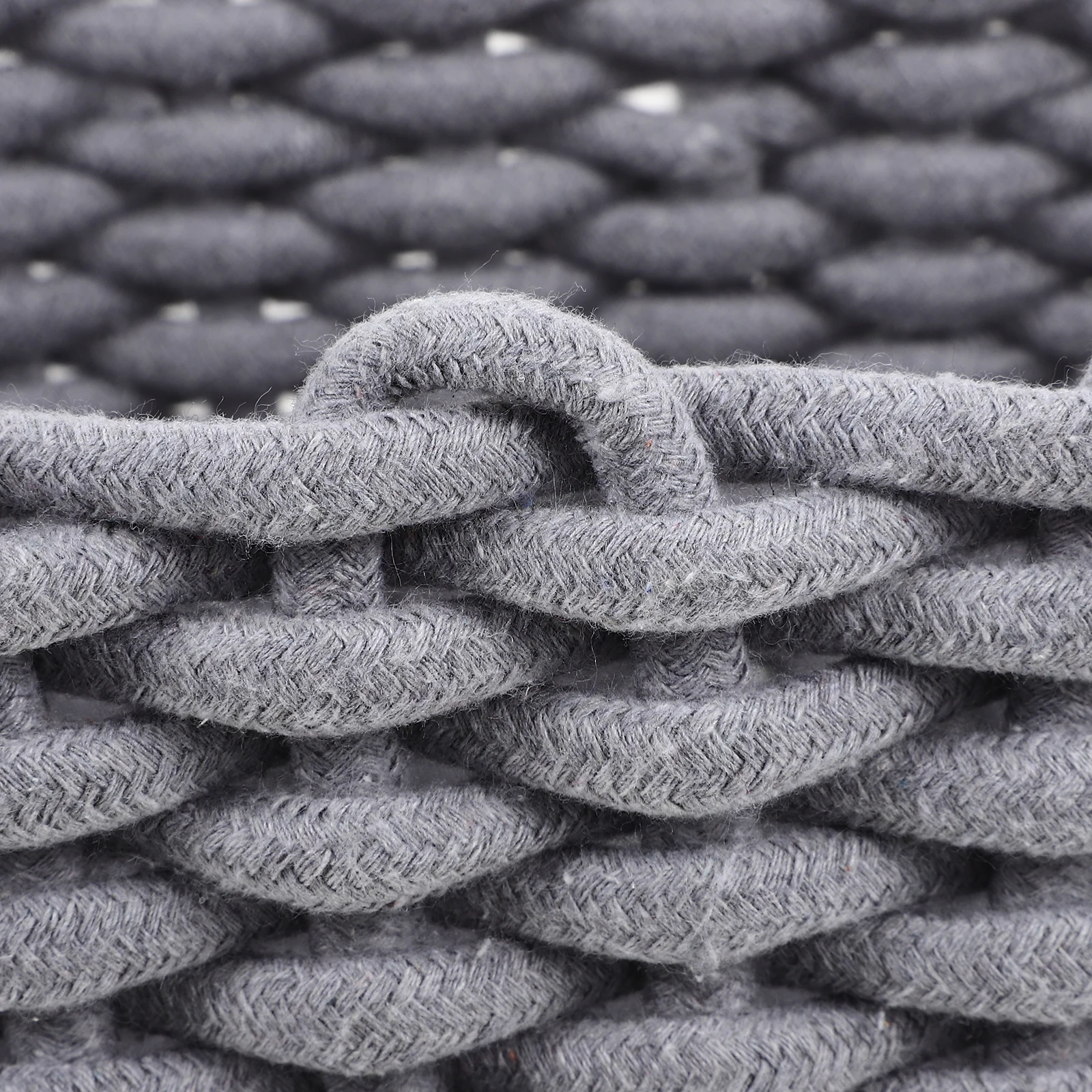 

Cotton Rope Cosmetics Organizer Basket Desktop Storage Sundries Container Multifunctional Storage Basket for Home Nursery