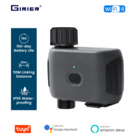 GIRIER Tuya Smart Water Timer WiFi Hose Timer Sprinkler Controller for Garden Drip Irrigation System Support Alexa No Hub Needed