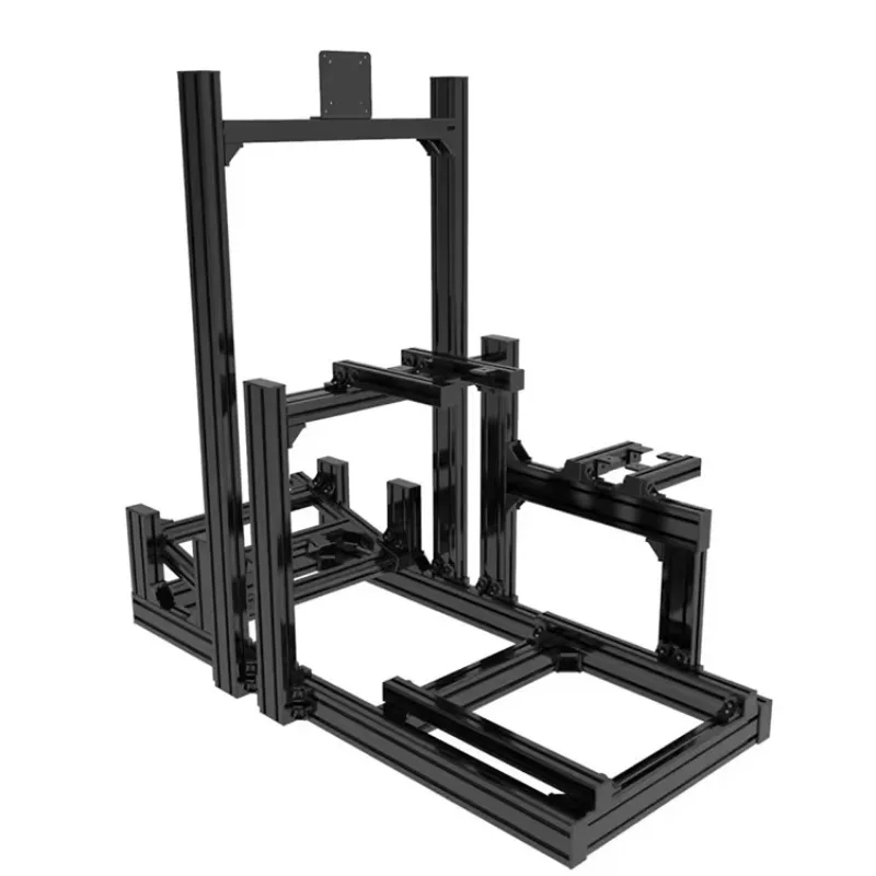 Factory DIY Sim Racing Rig Car Game Driving Simulator Cockpit 4040 40120 Kit Black 4080 Aluminium Frames Simulator Cockpit