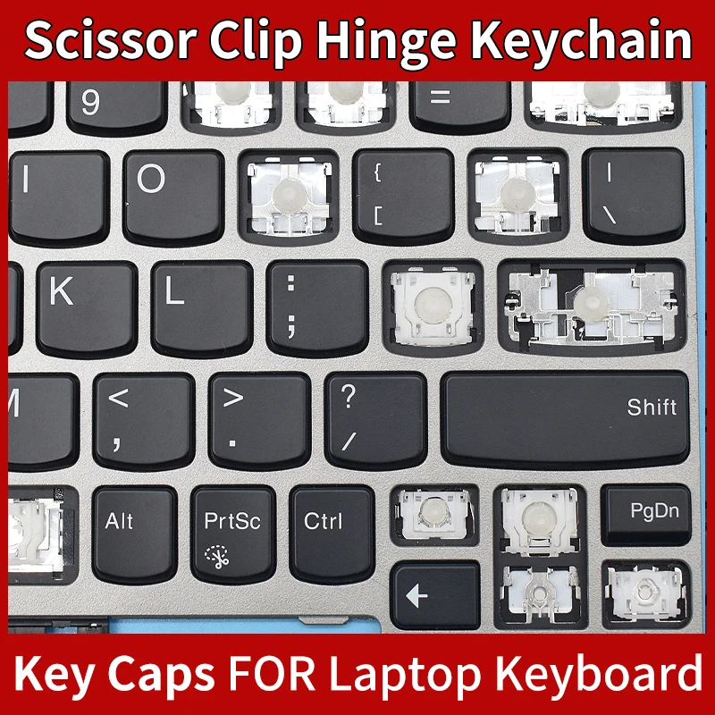 Replacement For Lenovo ThinkPad T13S T14S E15 E14 L14 R14 Gen1 Gen2 Gen3 Gen4 Layout Keyboard Keycap Hinge view 4