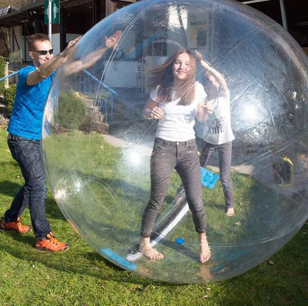 Water Walking Ball 2.5M Dia Clear Inflatable Water Zorb Ball Giant Hamster Bubble Ball Water Balloon Dance Ball