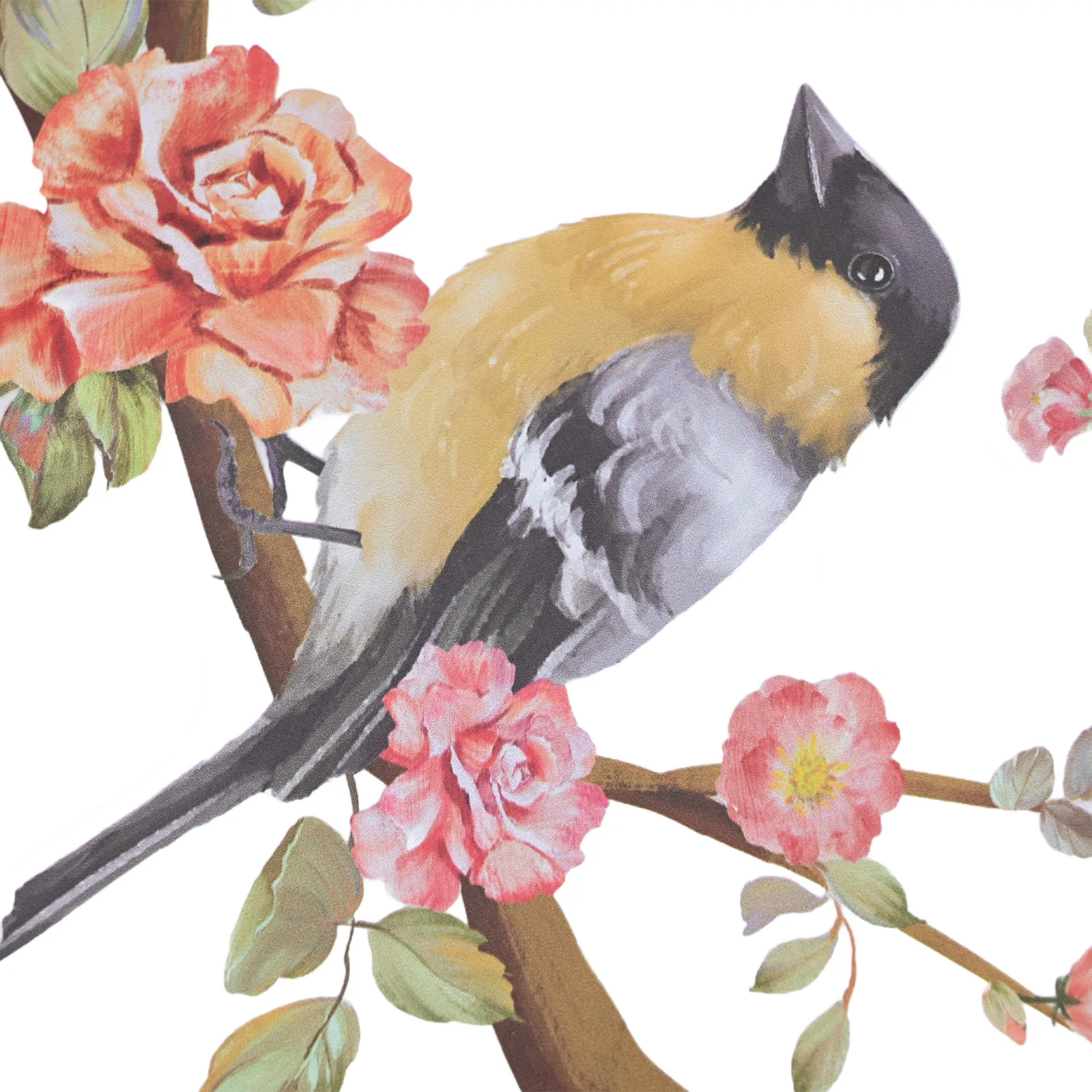 Creative Design Product Name Guide Guide Wall Stickers PVC Bird Flower Double Sided Printing Decorative Sticker
