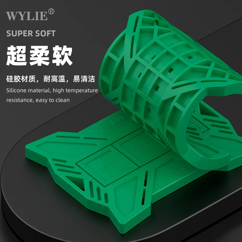 WLYLE WL-716L Magnetic Tin Pad/Strong Magnetic Adsorption/Have Screw Storage Slot/High Temperature Resistant/Phone Repair tools