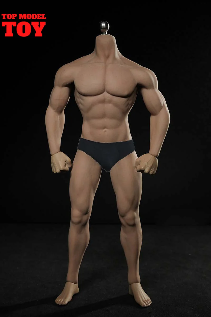 TBLeague Phicen 1/6 Scale PL2016-M30/M31/M32 Strong Seamless Stainless Steel Body Muscular Male Figure Model 12