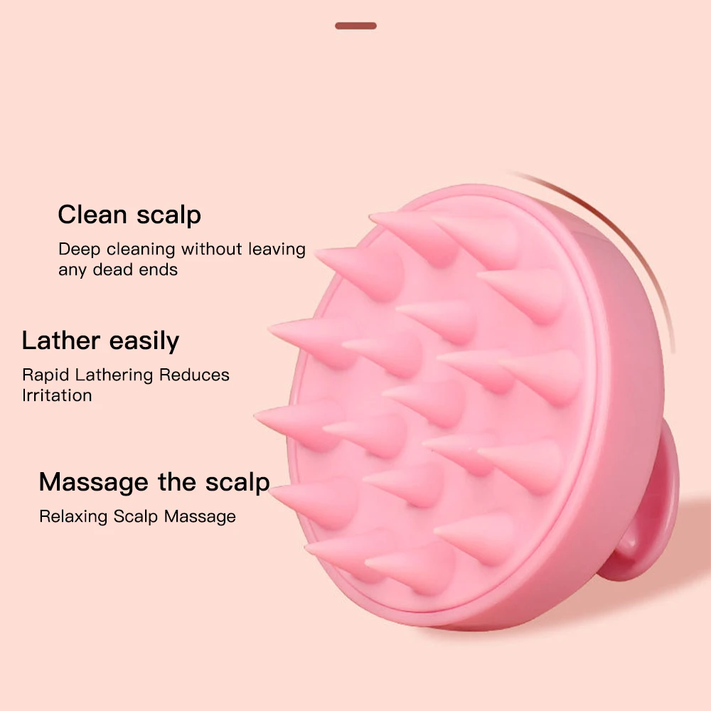 Silicone Head Scalp Massage Comb Hair Washing Brush Soft Scalp Massager for Hair Growth Shampoo Brush Shower Comb Hair Care