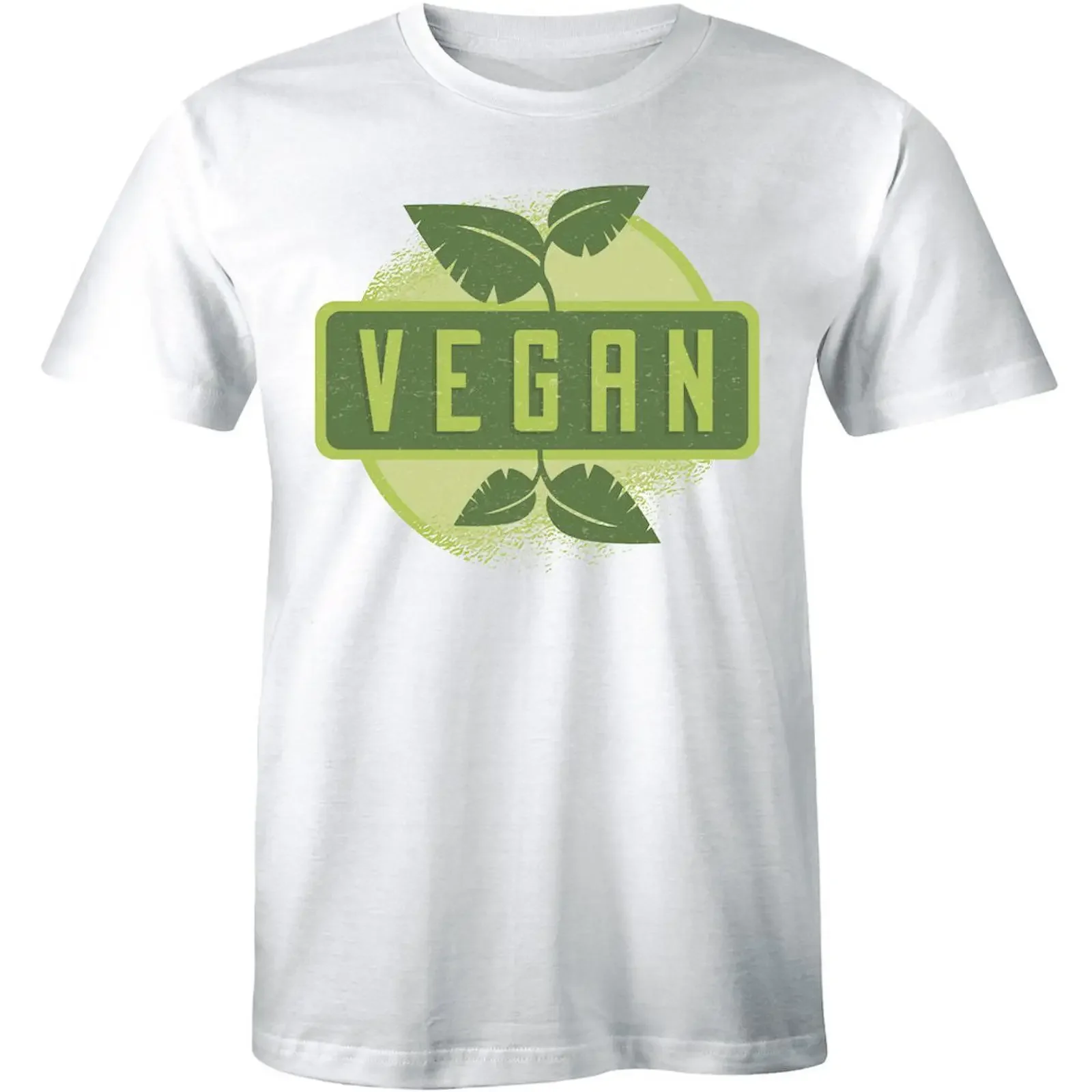Vegan Lover Veggie Healthy Lifestyle Vegetarian Love Green Plants Men's T shirt vintage Washed Slightly Comfortable fashion