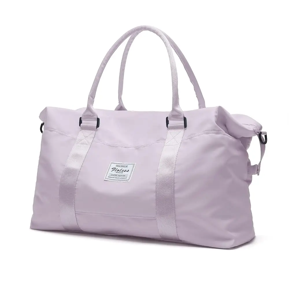 

Free ShippingTravel Duffel Bag,Carry-on Overnight Weekender Bags for Women,Sports Tote Gym Bag with Wet Pocket