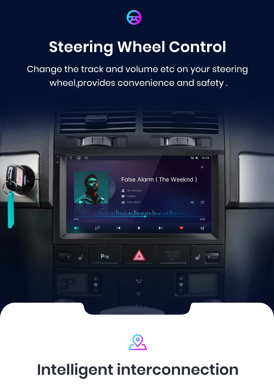 Junsun carplay android auto autoradio für volkswagon tuareg 2006-2018 gps intelligente systeme stereo multimedia autoradio – Detail 16
