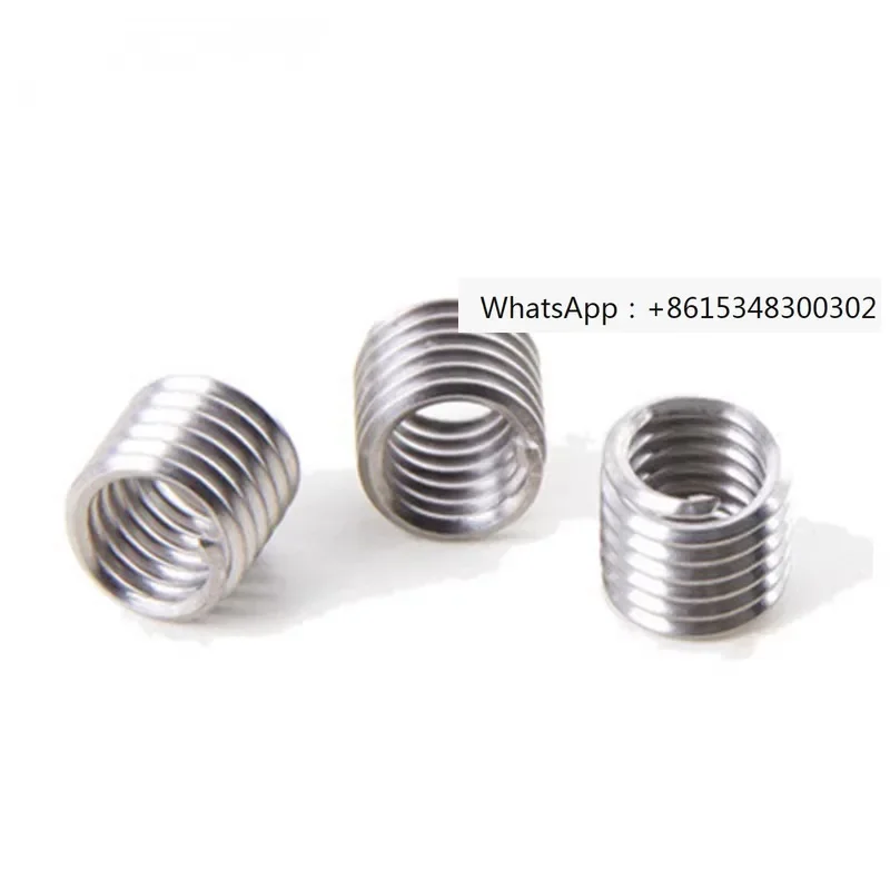 

Untailed steel wire thread protector tongue less screw sleeve M2M2.5M3M4M5M6