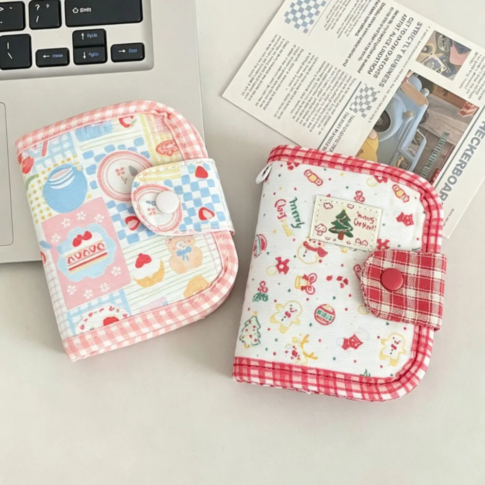 Korean Ins Style Travel Document Organizer Wallet Multifunctional Portable Card Holder ID Passport Case, Cute Coin Purse Bag