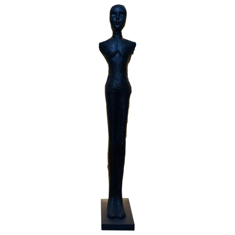 

Entrance to the entrance Slender shop Decorative art Welcome floor humanoid sculpture ornament