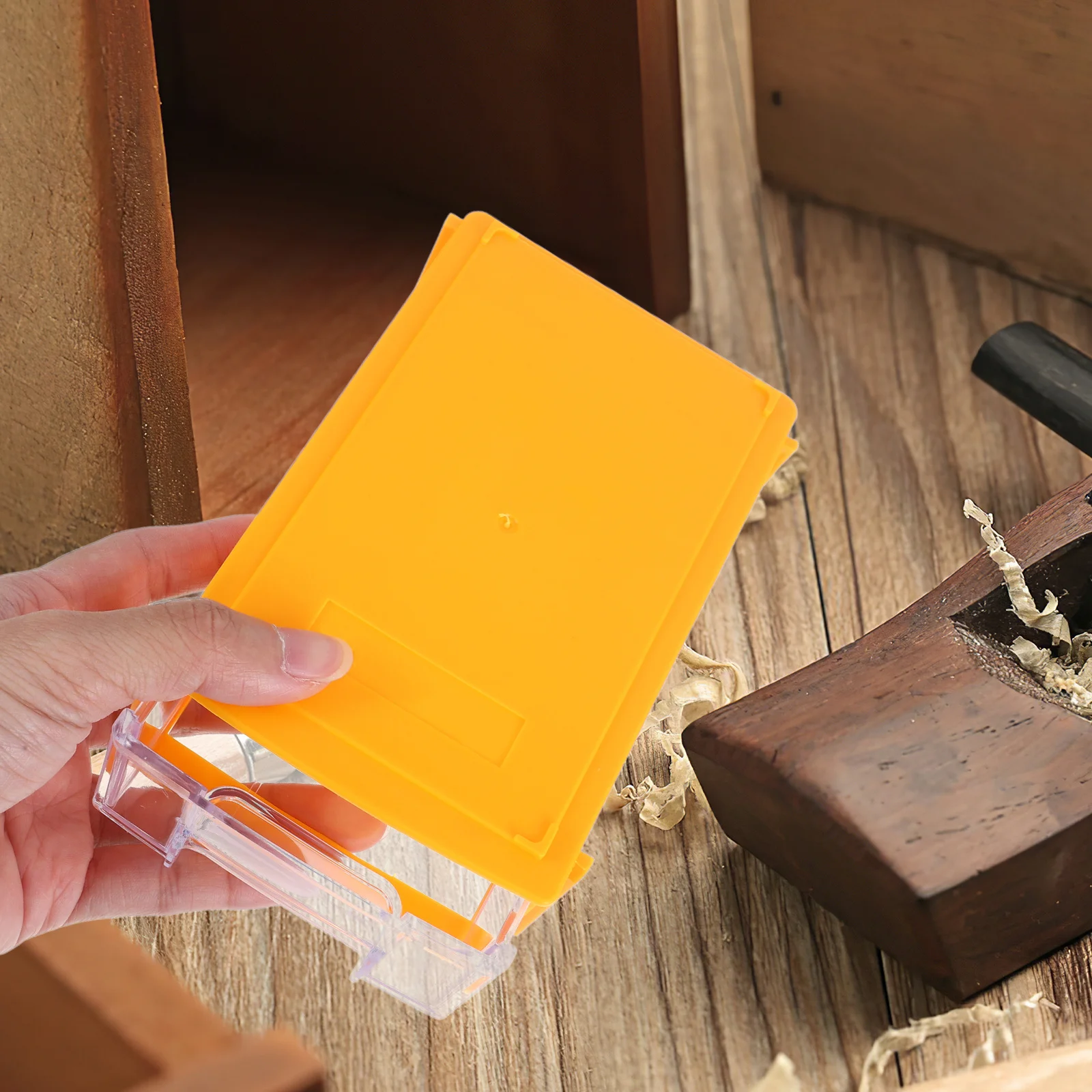 

Plastic Drawer Storage Cabinet Yellow Multifunctional Desktop Organizer For Small Parts Hardware Tools Craft Supplies