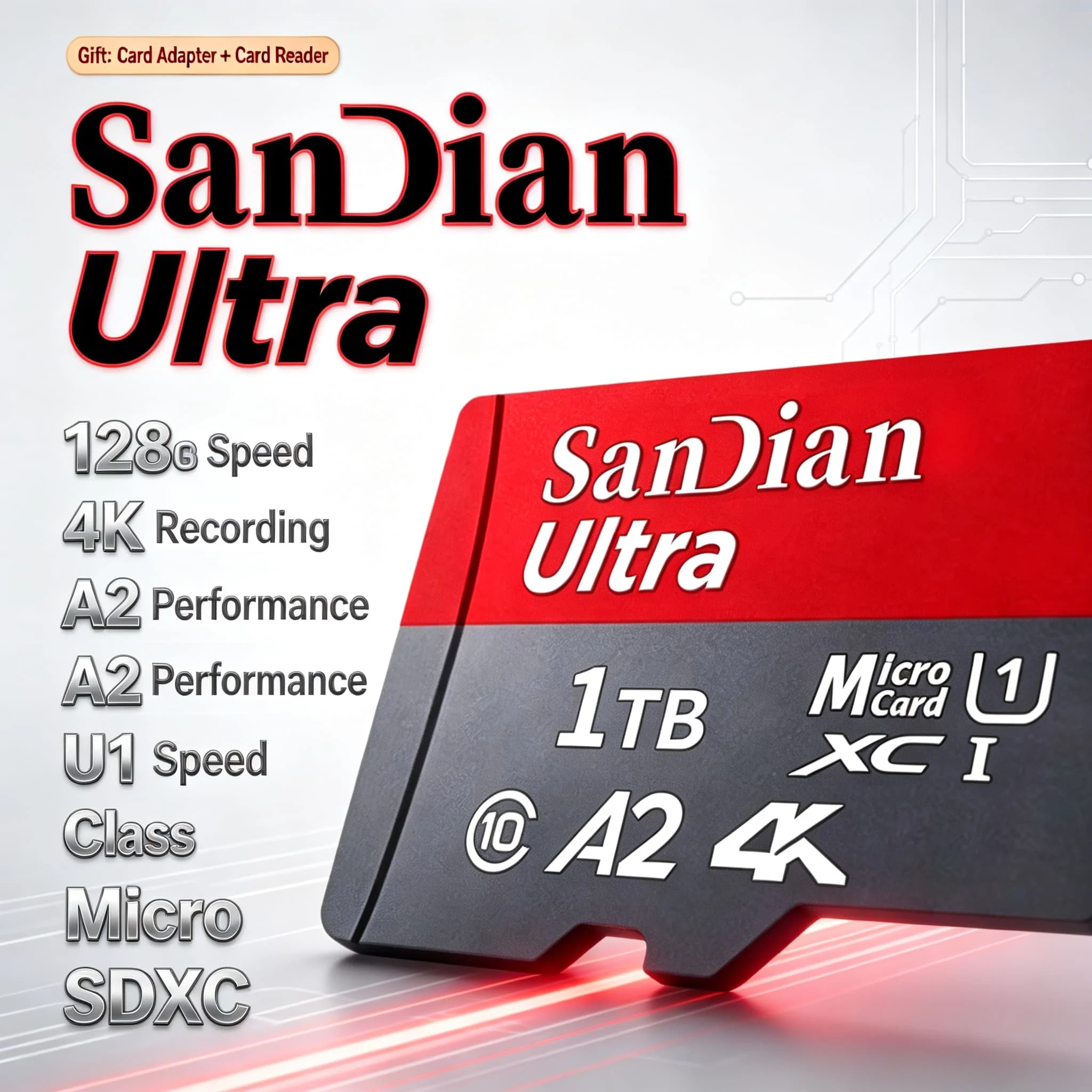 128GB 256GB 512GB Micro TF SD Card 4K Video Class 10 High Speed Stable Memory for Phone MP3 Camera Ultra Core Premium Storage