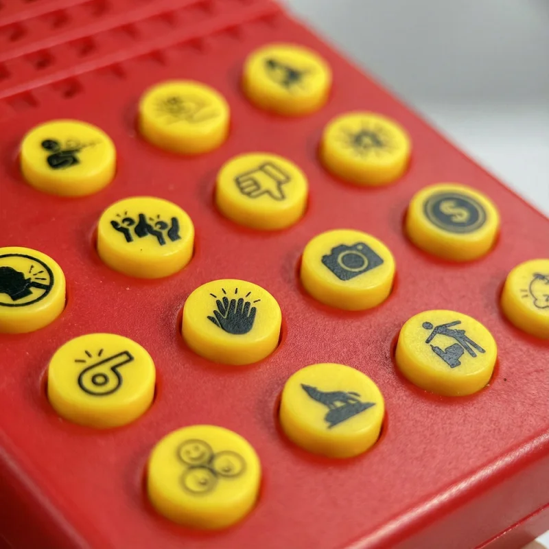 الجدة ضغط صندوق الصوت لعب للأطفال البالغين شخصية صوت مولد الصوت المزحة الموسيقى اللعب جو الصوت