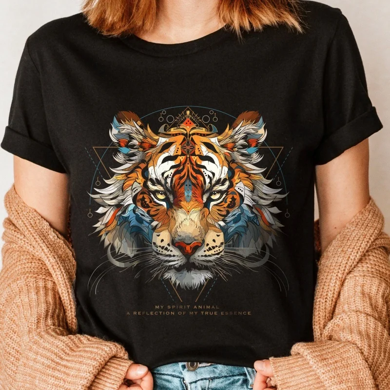 Mystic Occult Art Teller Pattern T-Shirt For Men Occult Graphic 3D Printed Tees Summer Short Sleeve O-Neck Tops Loose T Shirts