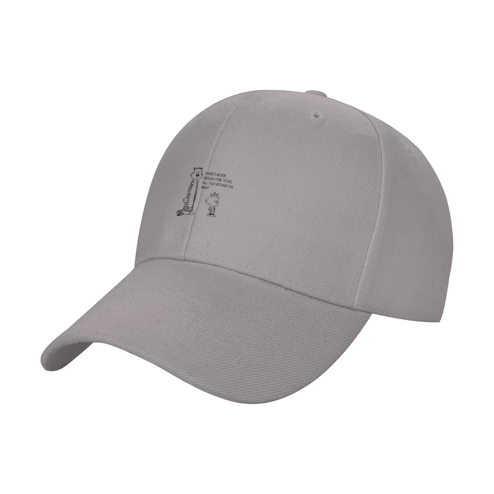 Hot Sale Relaxation Philosophy  Never Enough Time Quote Baseball Cap  Comfortable Cap For Women  Family Trip Cap For Women
