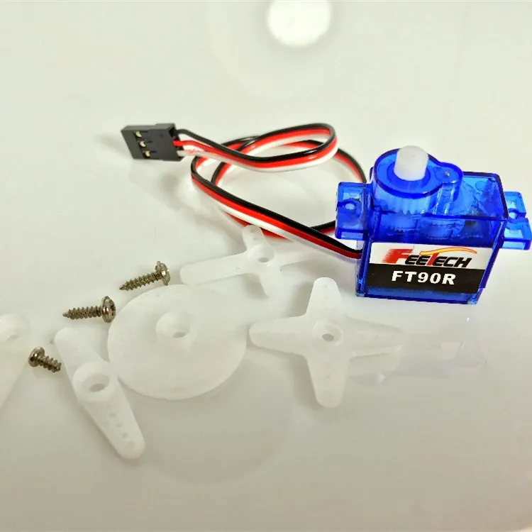 100 Set Feetech FT90R-C002 3V Micro Digital Servo Wheel 360 Gradi per MicroBit FAI DA TE RC Auto Robot STEAM Education Micro Servi