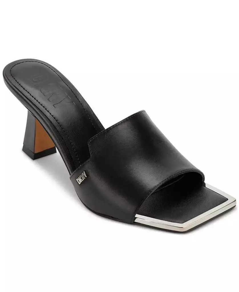 DKNY | Sandalias deslizantes con punta cuadrada Kailyn para mujer