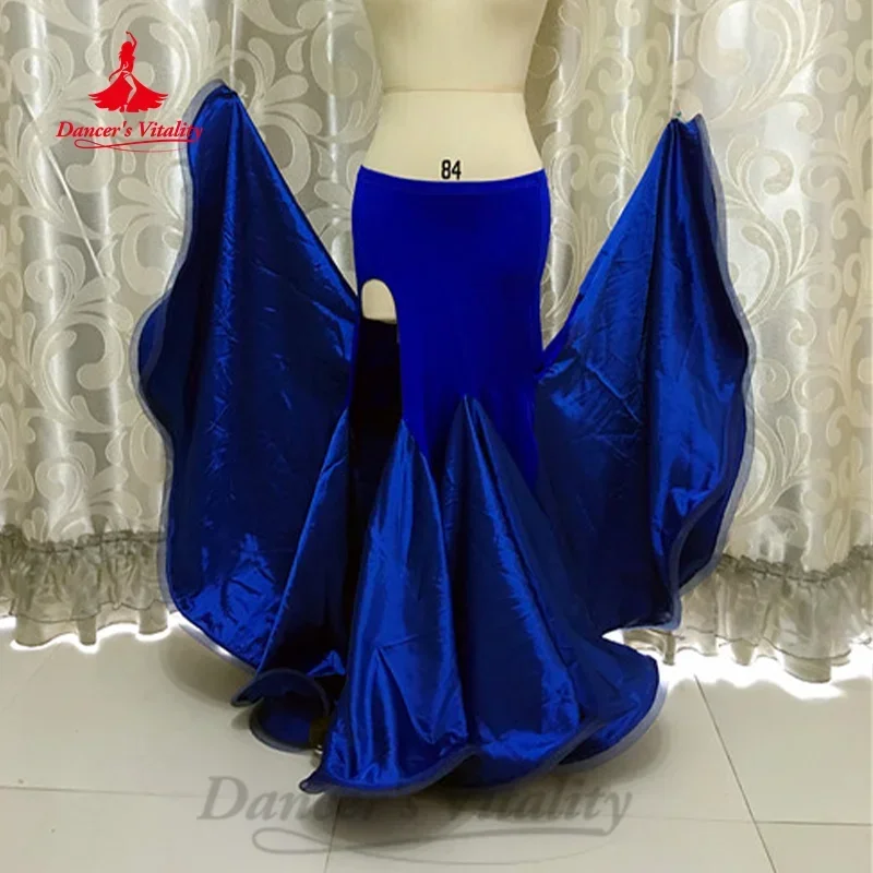 

Belly Dance Costume for Women Customized High End Satin Fishtail Long Skirts Adult Children Oriental Dancing Performance Skirt