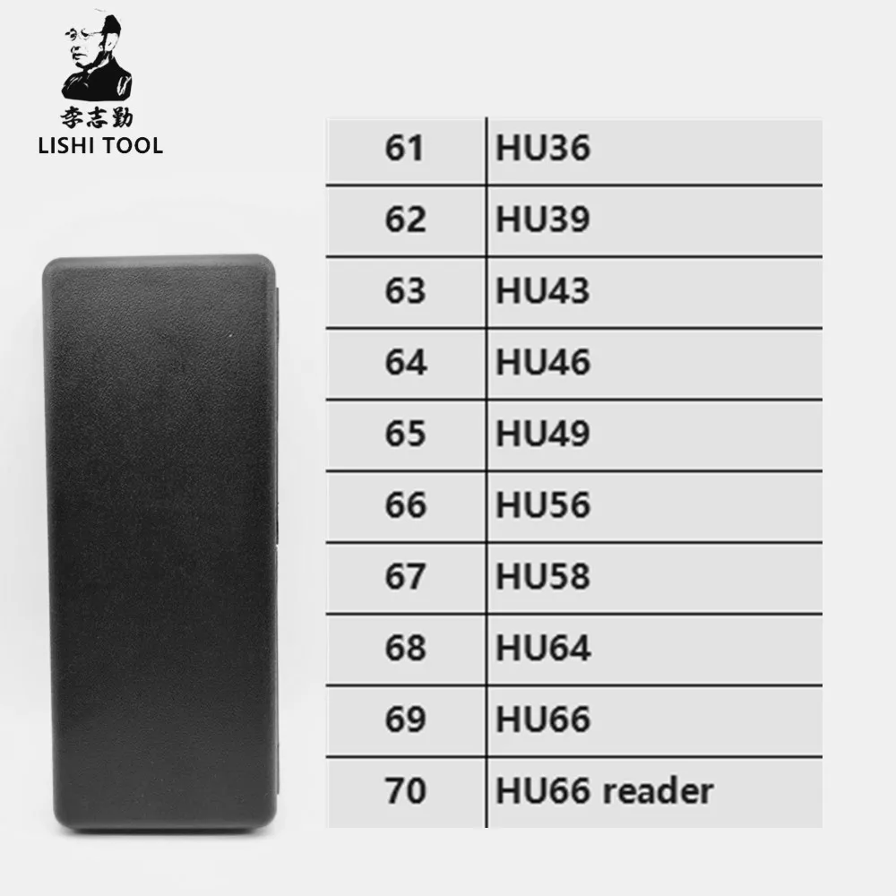 71#-80# Lishi tool 2 in 1 HU83 HU87 HU87READER HU92 HU92 READER HU136 HI1 HY15(HYN14R) HY16 HY17