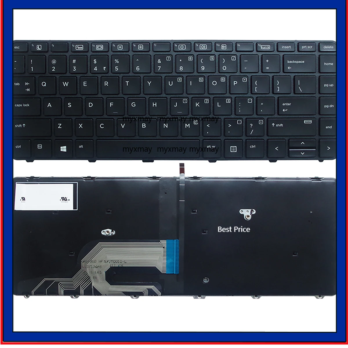 

keyboard w/ Backlit for HP Probook 430 440 G3 G4 640 G2 Series