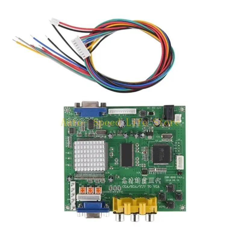 02DA Game Video Converter Board-Decode HD9800 Hot Green-Board Non-Shielded-Protection