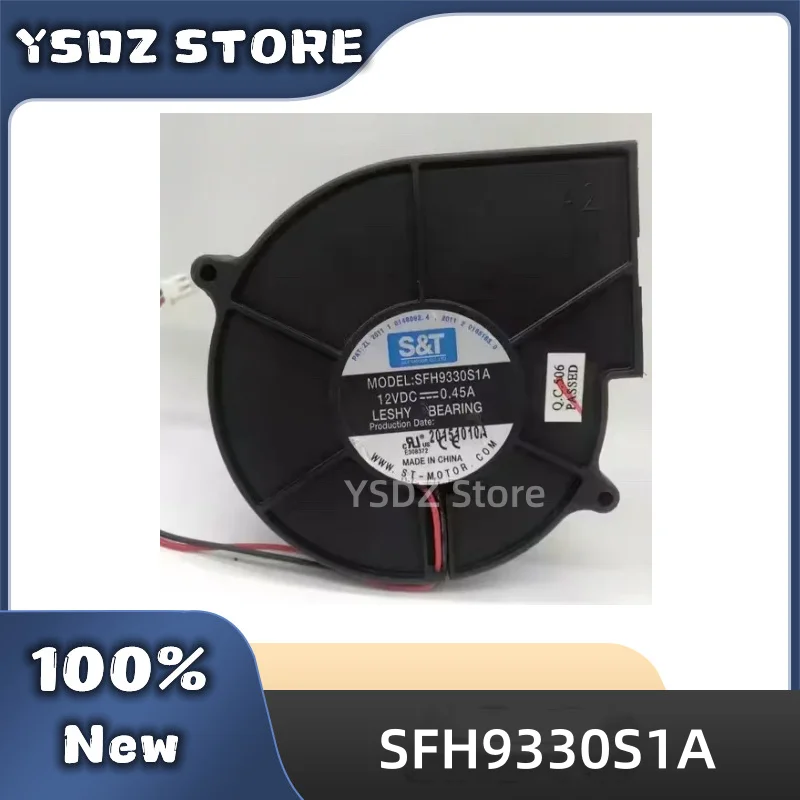 SFH9330S1A 2-wire 12VDC 0.45A 93*93*30MM For S&T New Original Cooling fan Fast Shipping